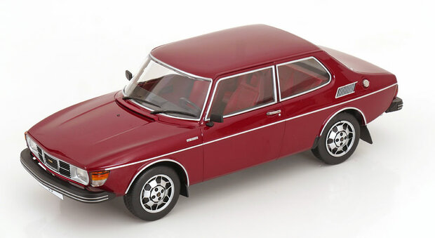 MCG 1:18 Saab 99 EMS donkerrood 1977