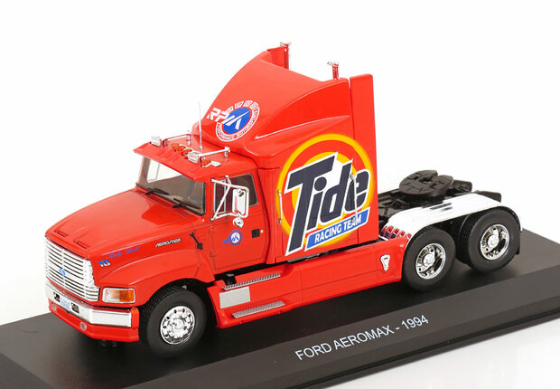 Atlas 1:43 Ford Aeromax Tide Racing Team 1994 oranje in blisterverpakking