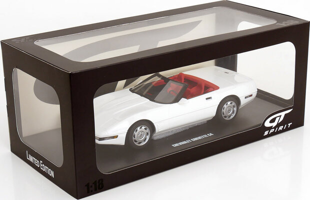 GT Spirit 1:18 Chevrolet Corvette C4 Convertible Arctic white 1995