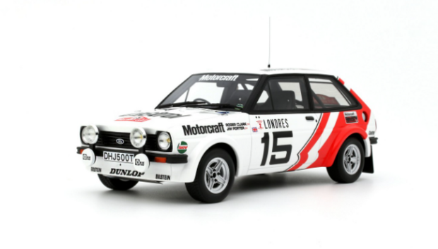 Otto Mobile 1:18 Ford Fiesta 1600 Gr.2 Rallye Monte Carlo 1979