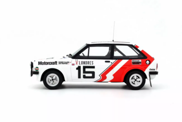 Otto Mobile 1:18 Ford Fiesta 1600 Gr.2 Rallye Monte Carlo 1979