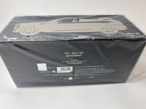Minichamps 1:18 BMW iX (I20) wit metallic 2022