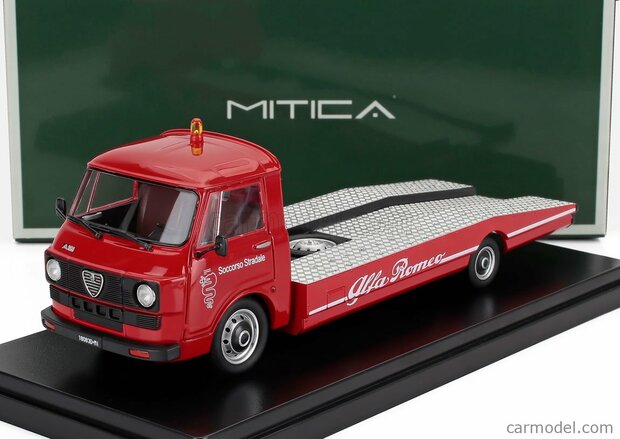 Mitica 1:43 Alfa Romeo A12 ( F12) oprijwagen tweede serrie 1977 - Soccorso Stradale -rood