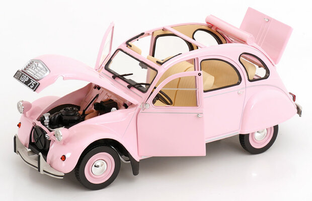 Norev 1:18 Citroen 2CV 1986 Paris mon amour roze