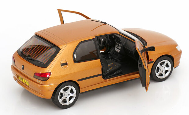 Norev 1:18 Peugeot 306 S16 1997 Blaze Yellow