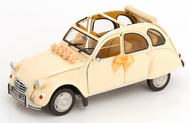 Norev 1:18 Citroen 2CV 1986 Beige Wedding Gift