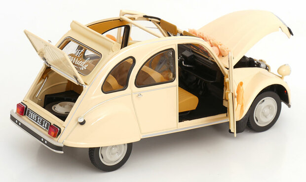 Norev 1:18 Citroen 2CV 1986 Beige Wedding Gift