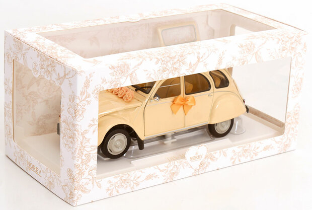 Norev 1:18 Citroen 2CV 1986 Beige Wedding Gift