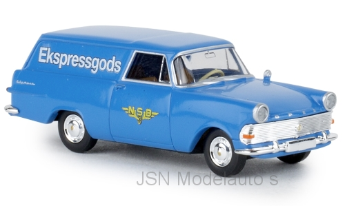 Brekina 1:87 Opel P2 Kasten NSB (N) TD 1960 blauw