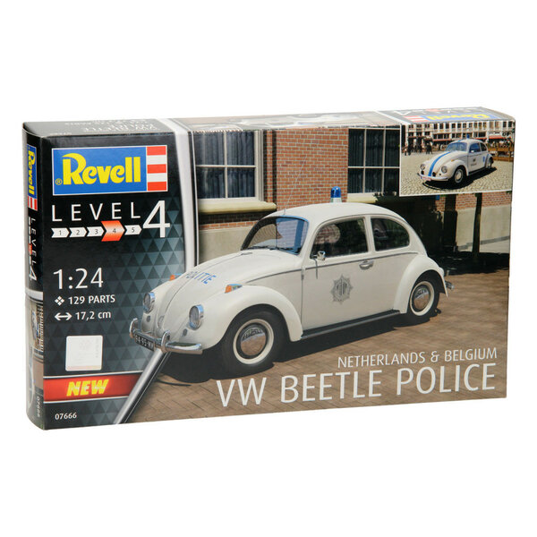 Revell 1:24 Volkswagen Beetle Politie Nederland en Begie 1970 bouwdoos
