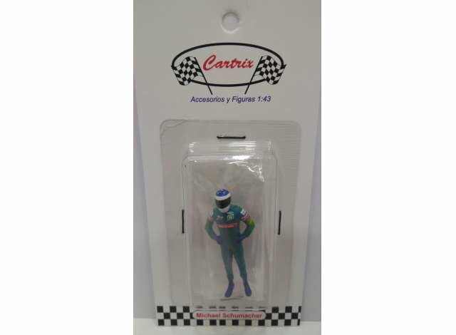 Cartrix 1:43 Michael Schumacher Jordan 1991 green Figuur, Resin series