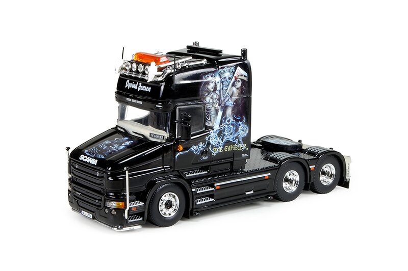 Tekno 1:50 Scania Torpedo Topline 6x2 Jensen The Gambler met certificaat (oplage 250 stuks)  2019