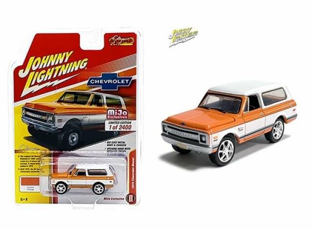 Johnny Lightning 1:64 Chevrolet Blazer Custom oranje wit