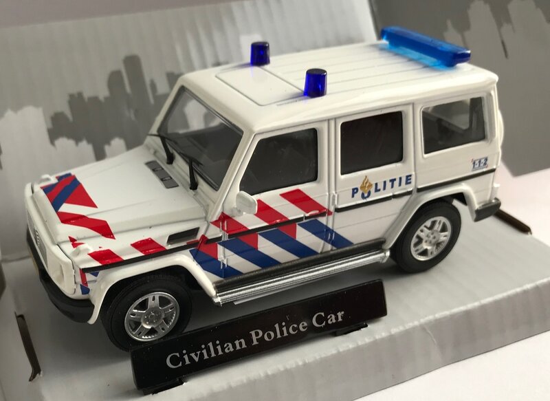 Cararama 1:43 Mercedes Benz G-class politie Nederland
