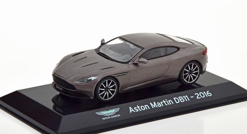 Atlas 1:43 Aston Martin DB11 2016 grijs metallic 