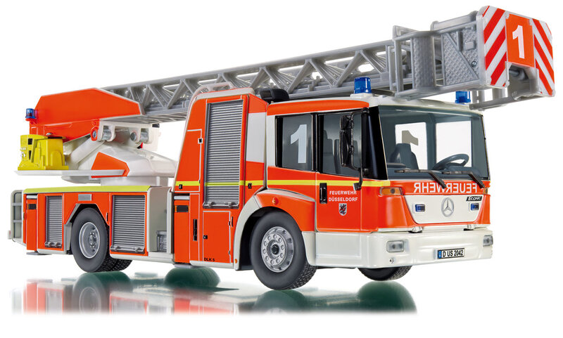 Wiking 1:43 Mercedes Benz Econic DL 32 Brandweer Dusseldorf