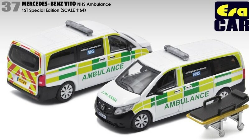 EraCar 1:64 Mercedes Benz Vito NHS Ambulance 2020, 1st Special Editon