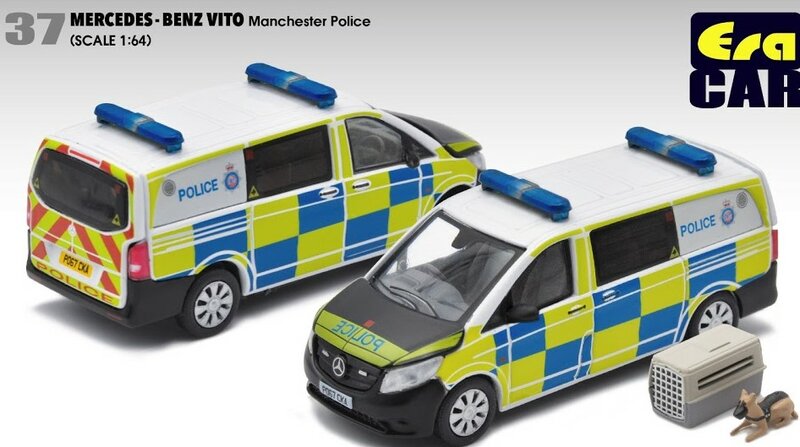 EraCar 1:64 Mercedes Benz Vito Manchester Police 2020