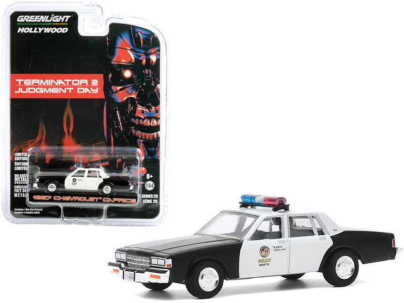Greenlight 1:64 Chevrolet Caprice Metropolitan Police &quot;Terminator 2 Judgment day 1991&quot; Hollywood series 29