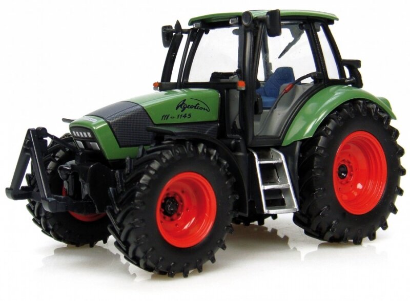 Universal Hobbies 1:43 Deutz Agrotron TTV1145 Ridders-Wolf groen zwart Limited Edition in windowbox