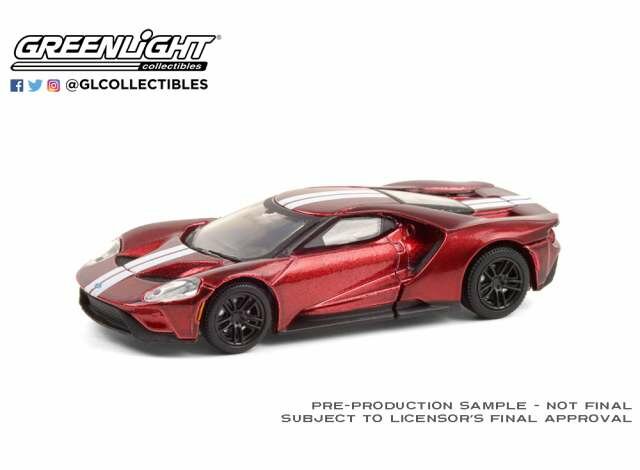 Greenlight 1:64 Ford GT 2017 (lot no1392) Barrett Jackson Series 6 rood