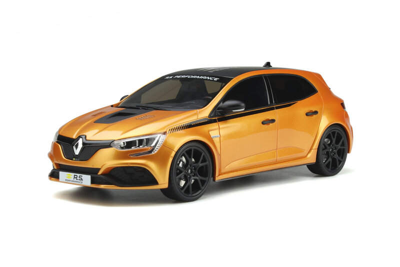 Otto Mobile 1:18 Renault Megane 4 RS performance Kit Orange Tonic 2020