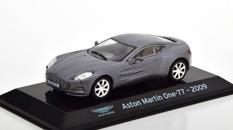 Atlas 1:43 Aston Martin One 77 2009 grijs metallic