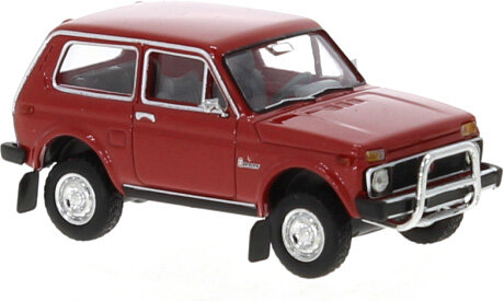 Brekina 1:87 Lada Niva rood met bumper bar 1973