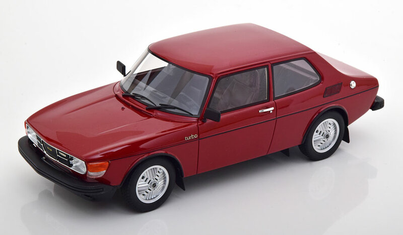 Cult Models 1:18 Saab 99 Turbo donker rood 1978