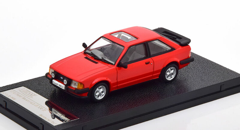 Vitesse 1:43 Ford Escort MK3 XR3i RHD 1983 rood