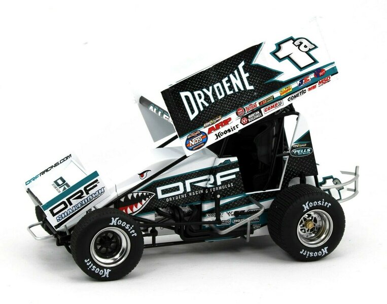 ACME 1:18 Sprint Car  Jacob Allen No 1 Drydene Shark Racing Sprint Car 2020