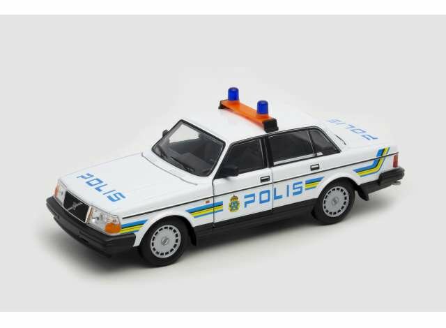 Welly 1:24 Volvo 240 GL Polis Politie Zweden