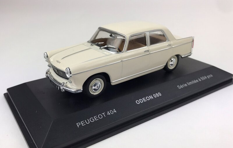 Odeon 1:43 Peugeot 404 Berline 1961 wit