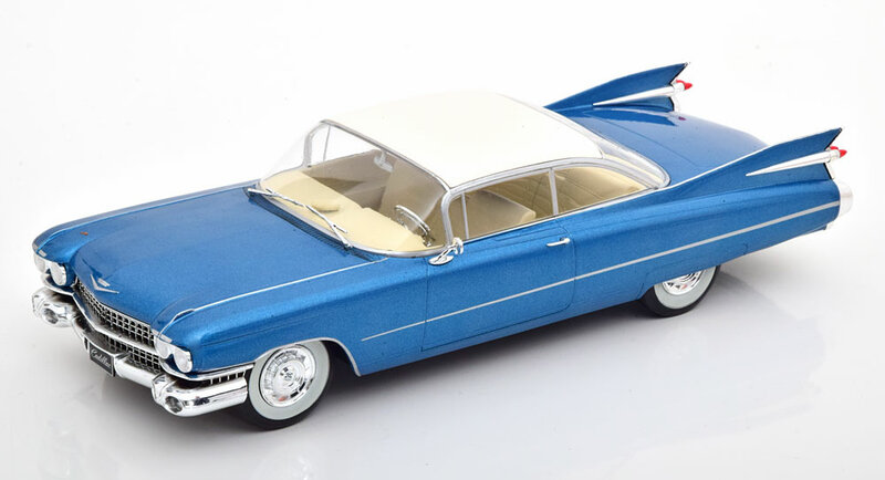 Whitebox 1:24 Cadillac Eldorado 1959 blauw metallic beige