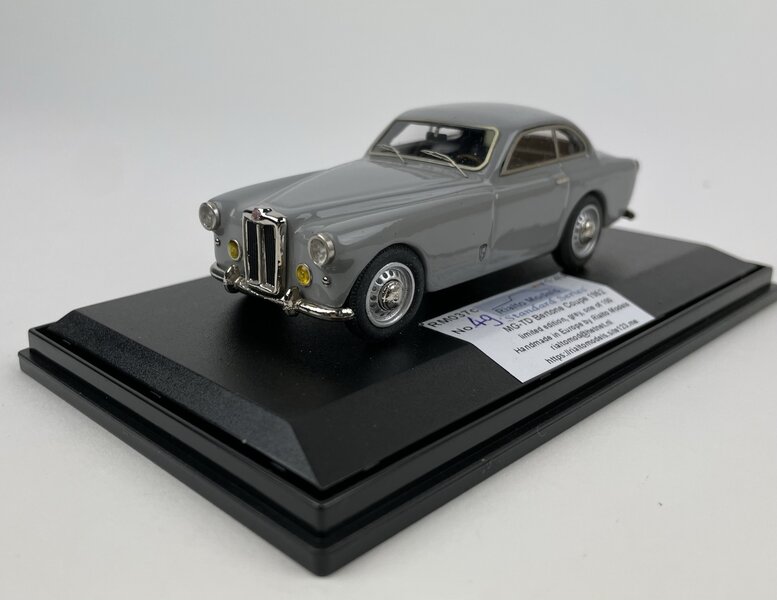 Rialto Models 1:43 MG TD Arnolt Bertone Coupe Discwheels