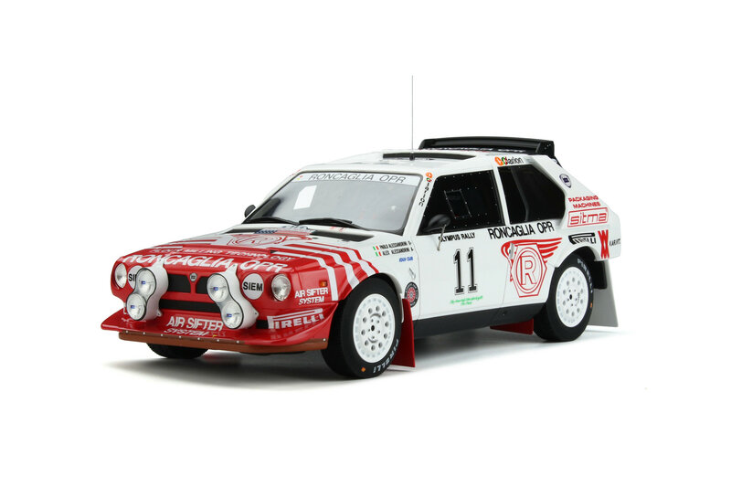 Otto Mobile 1:18 Lancia Delta S4 Gr.B Olympus Rally. 1986