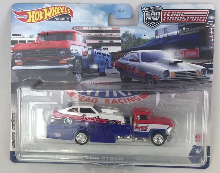 Hotwheels 1:64 Horizon Hauler met Vega Pro Stock 1974 Team Transport no 34