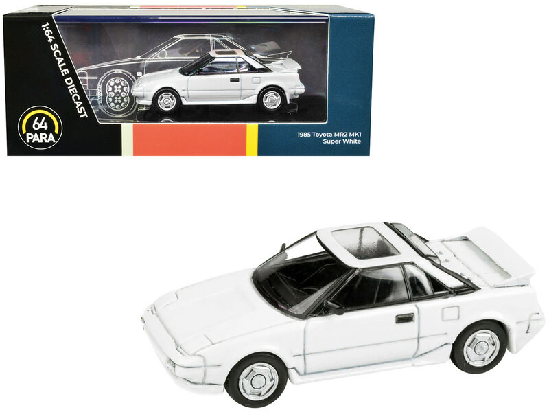 Para 64 1:64 Toyota MR2 MKI wit 1985 LHD