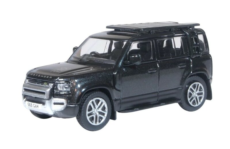 Oxford 1:76 Land Rover New Defender 110 Exploer zwart