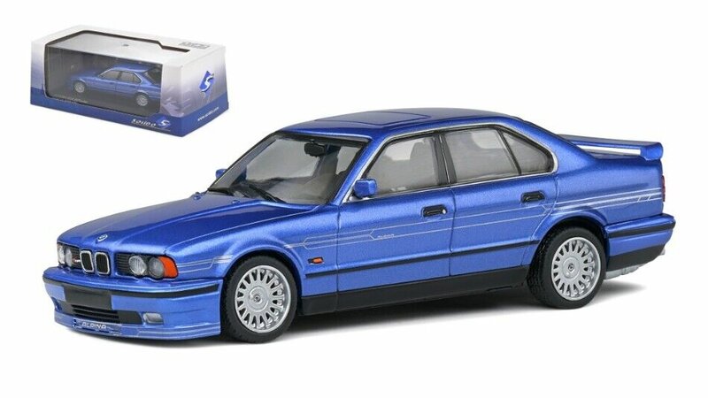 Solido 1:43 BMW Alpina B10 E34 BiTurbo Limousine blauw