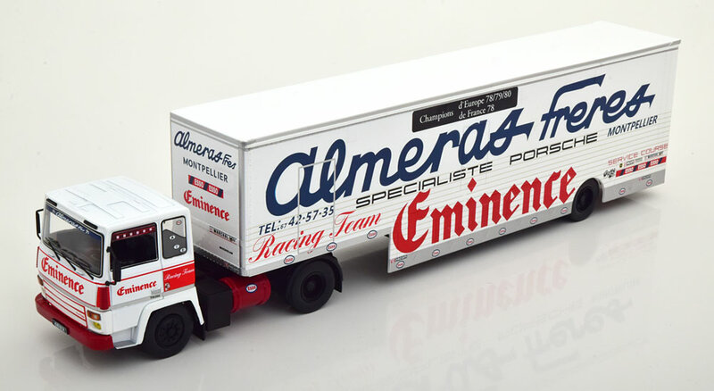 IXO 1:43 Berliet TR280 Almeras Eminence, Porsche Racing team 1980