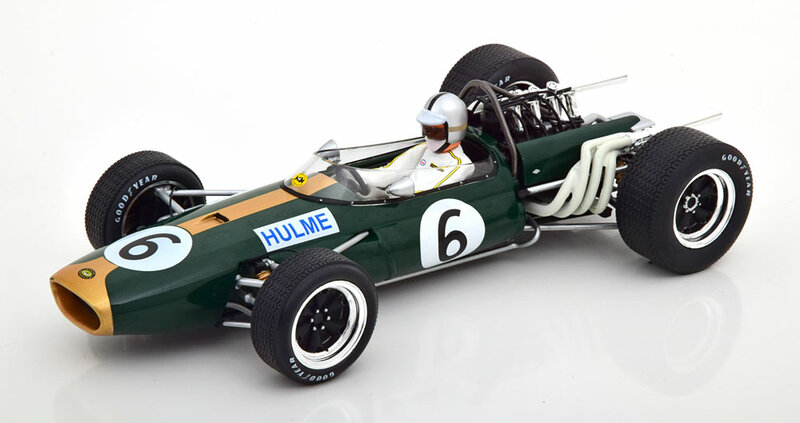 MCG 1:18 Brabham BT20 No 6 D.Hulme F1 GP England 1966 zwart