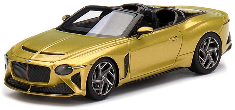 True Scale 1:43 Bentley Mulliner Bacalar Cabriolet 2021 yellow flame