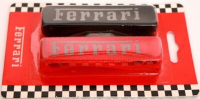 Ferrari Keycord rood en zwart set van 2 stuks