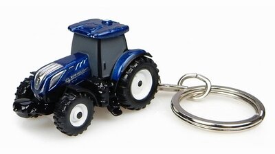 Universal Hobbies New Holland T7.225 blue power keyring