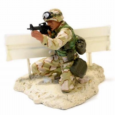 Unimax 1:32 Marine PFC Miller Bagdad 2003 Forces of Valor