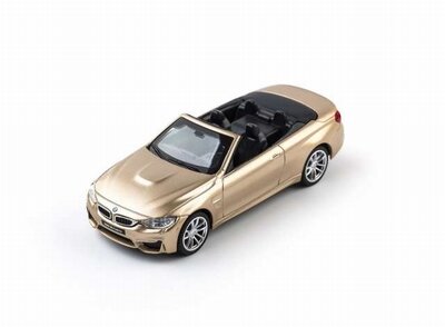 CMC Toy 1:43 BMW M4 cabrio 2017 goud