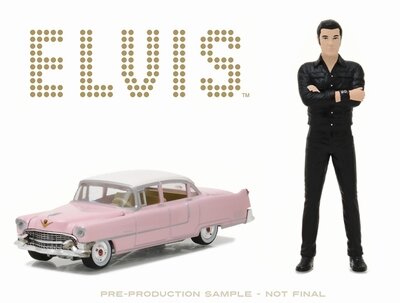 Greenlight 1:18 Elvis Presley met 1:64 Caddillac Fleetwood