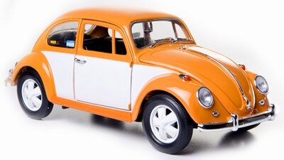 Greenlight 1:18 Volkswagens Beetle 1967 oranje/wit