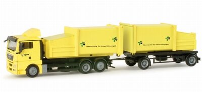 Herpa MAN TGX Pressmullcontainer Hofman